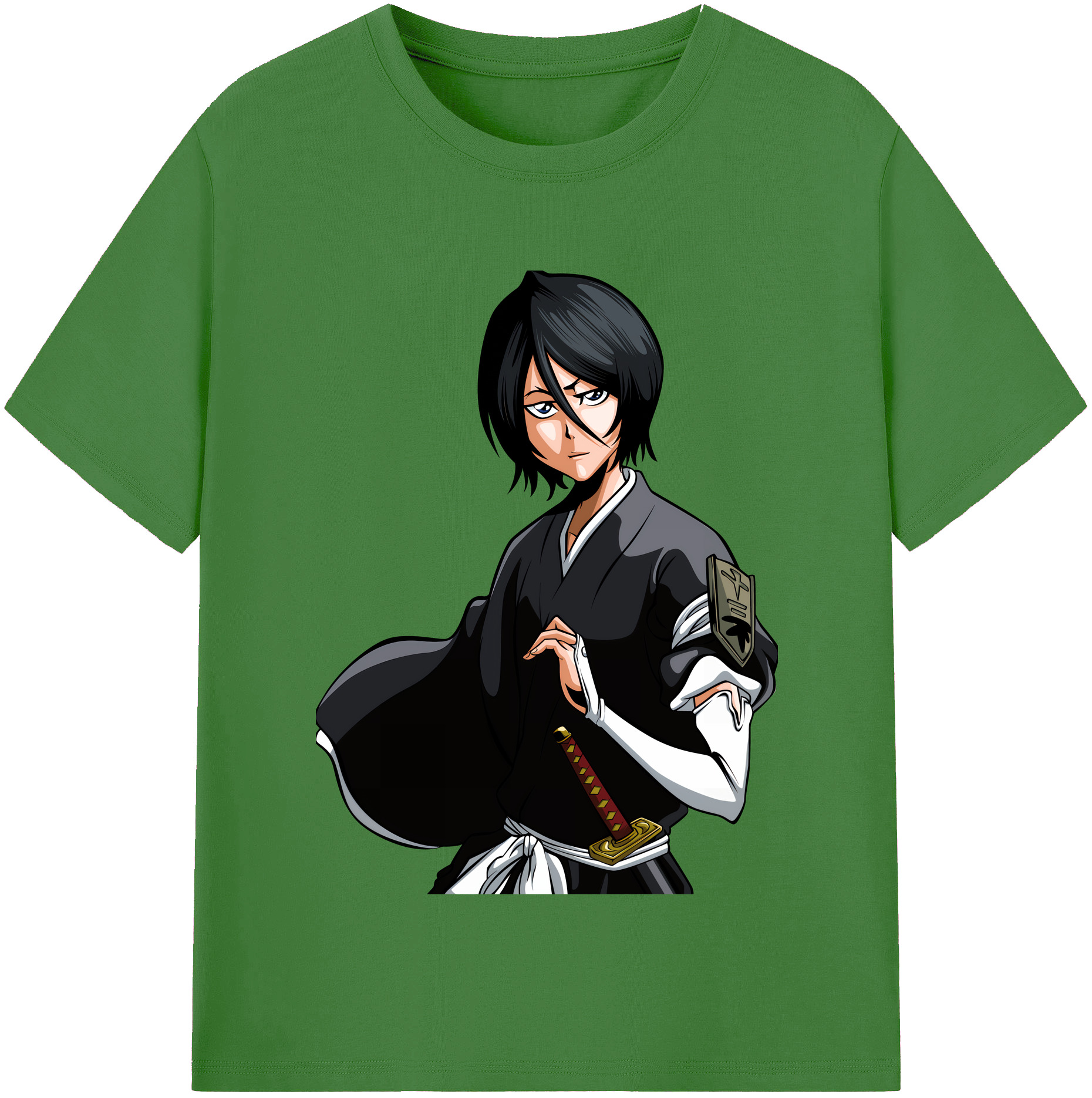 （画像用） ブリーチ 朽木ルキア BLEACH Kuchiki Rukia レディースカジュアルプリントTシャツ（綿100％）